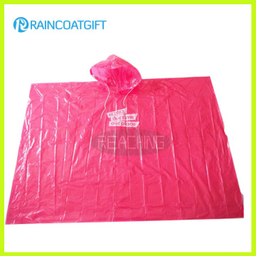 Poncho de chuva descartável PE adulto Ponchos Rvc-123A